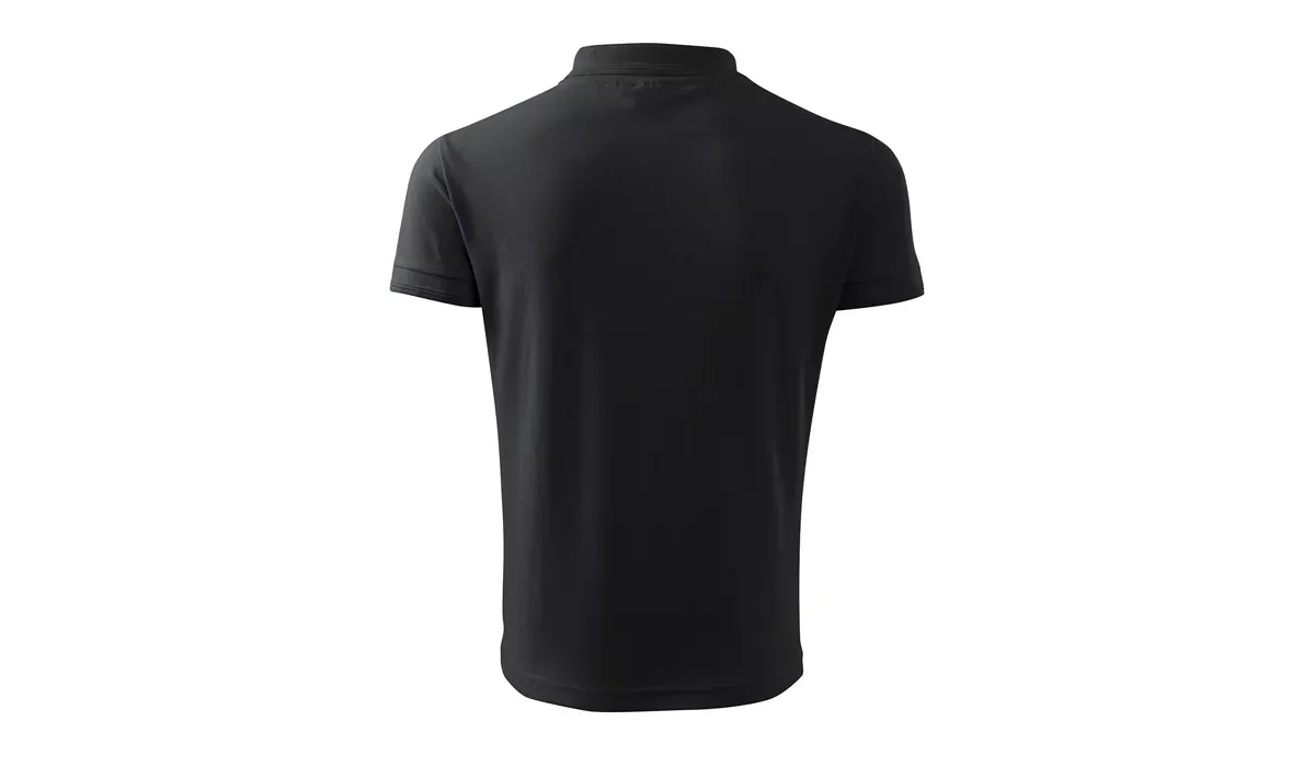 PIQUE POLO 203 mens polo shirt - ebony gray