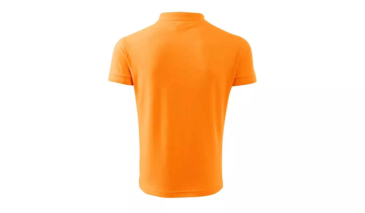 PIQUE POLO 203 mens polo shirt - tangerine orange