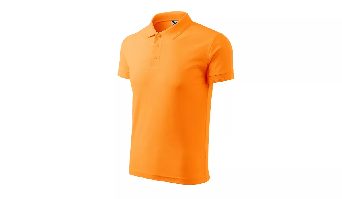 PIQUE POLO 203 mens polo shirt - tangerine orange