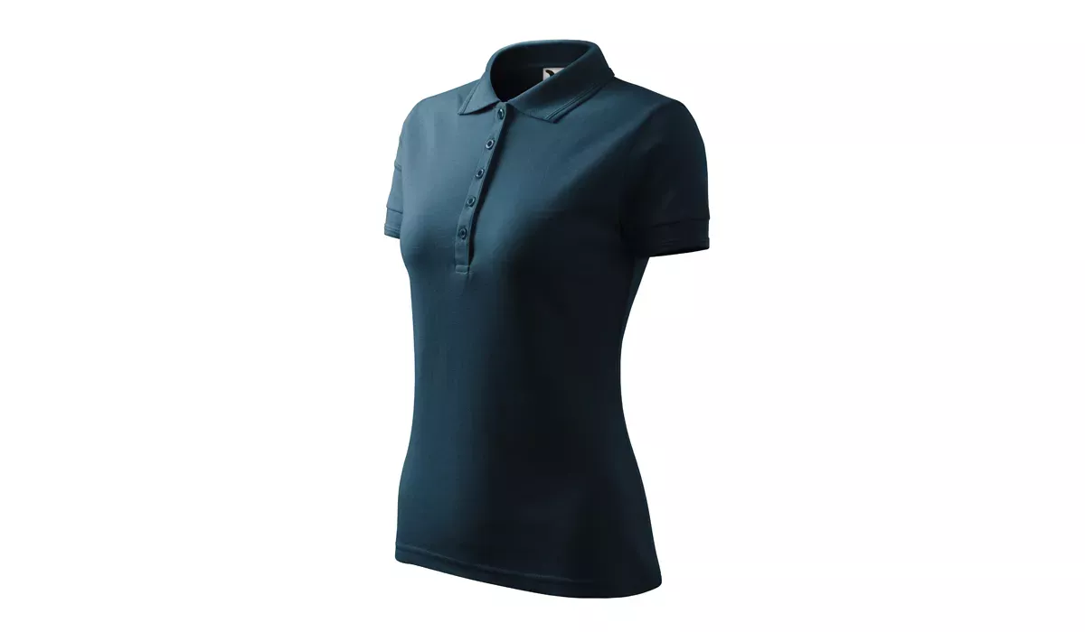 PIQUE POLO 210 Damen Polohemd - marineblau