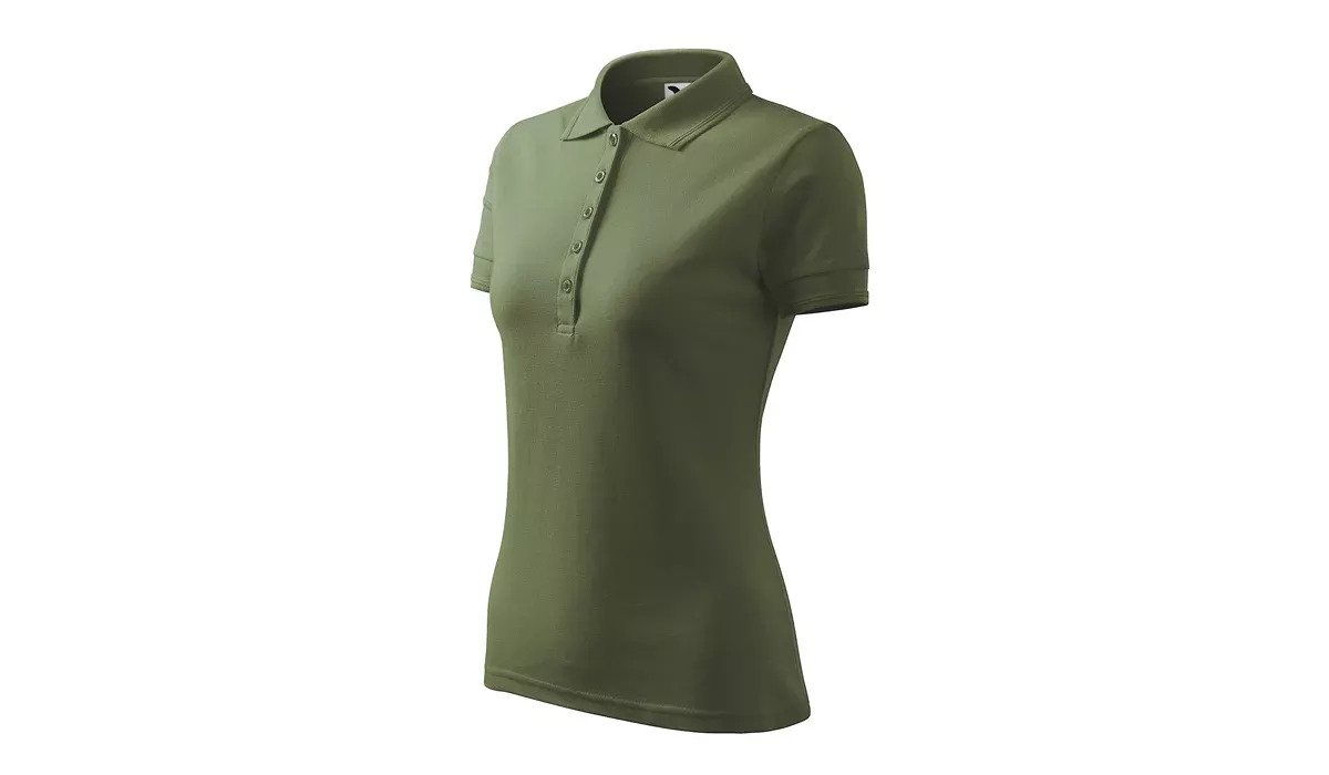 PIQUE POLO 210 ladies polo shirt - khaki