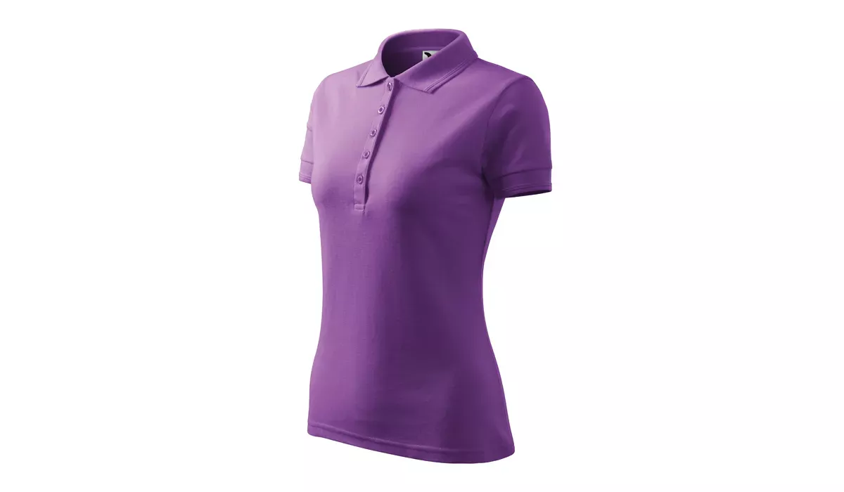 PIQUE POLO 210 Damen Polohemd - lila