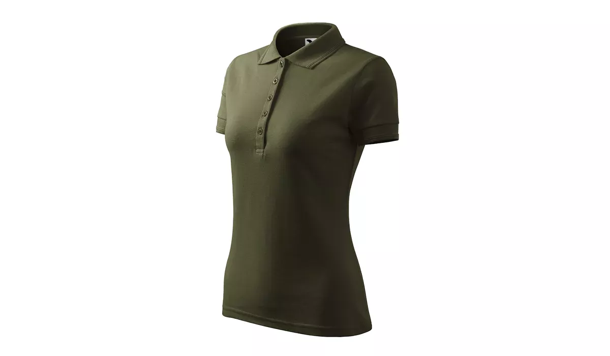PIQUE POLO 210 ladies polo shirt - military