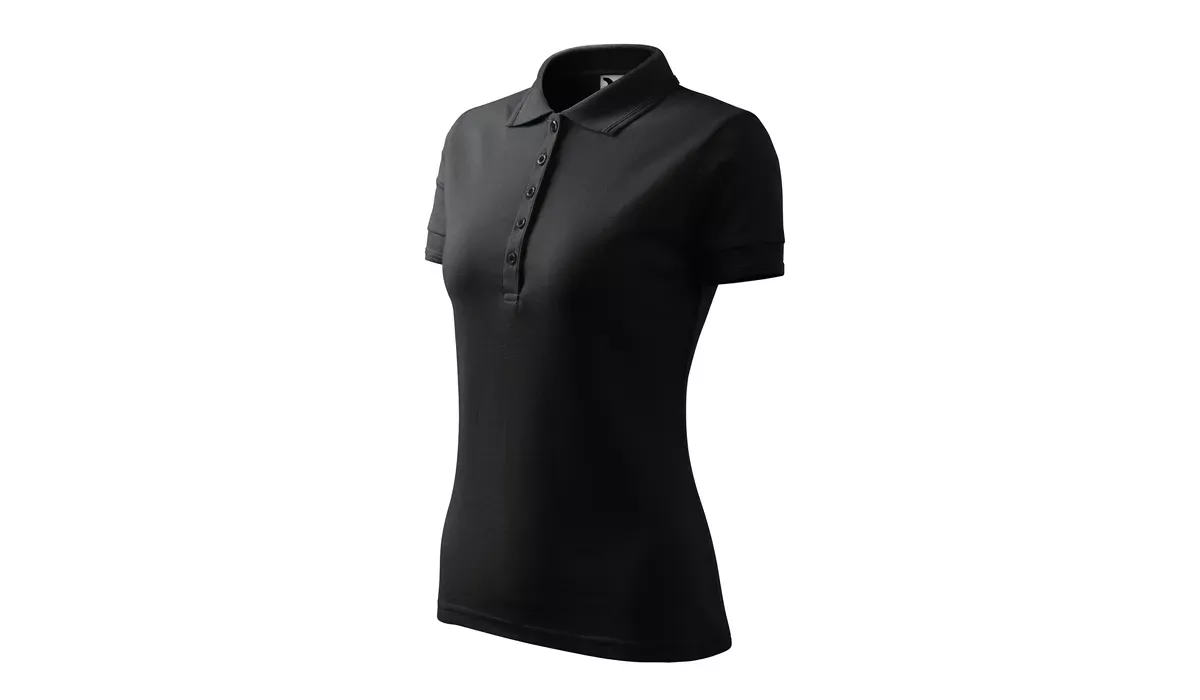 PIQUE POLO 210 ladies polo shirt - ebony gray