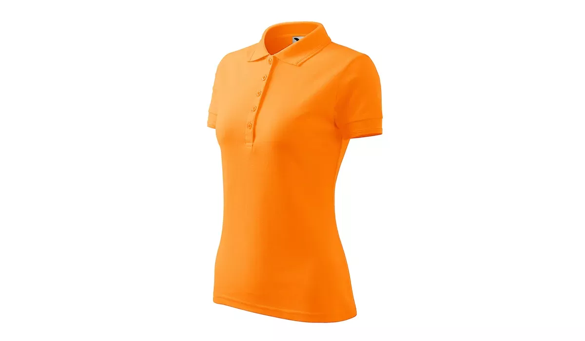 PIQUE POLO 210 ladies polo shirt - tangerine orange