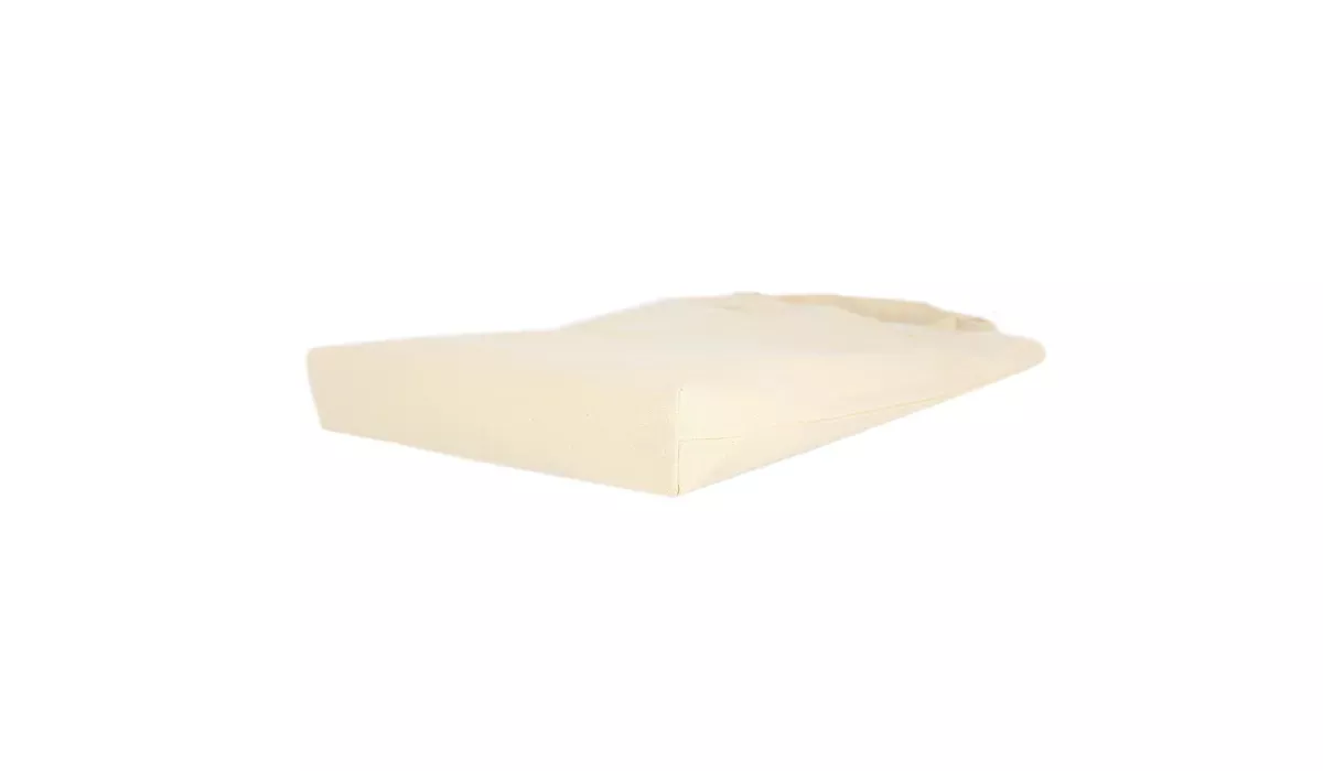 Cotton bag Classic with bottom gusset - nature