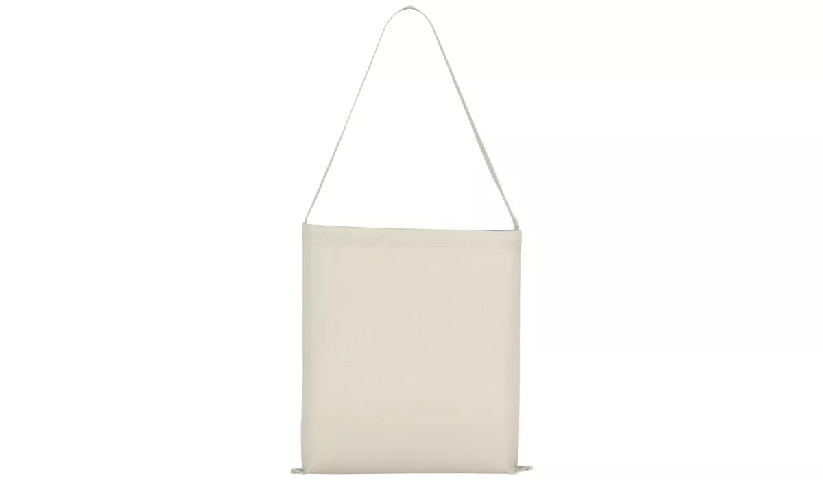 Cotton bag Classic with a long handle - nature
