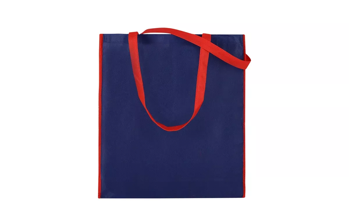 Bag made of 100% polypropylene City Bag 2 - dark blue/red