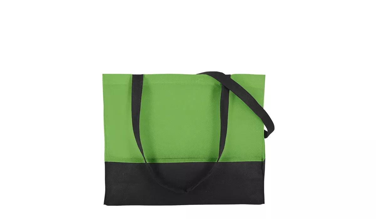 Bag made of 100% polypropylene City Bag 1 - lime green/black