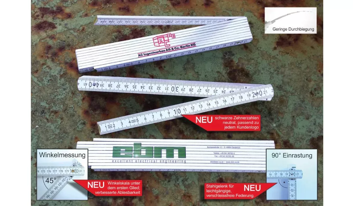 Zollstock aus Buchenholz G8
