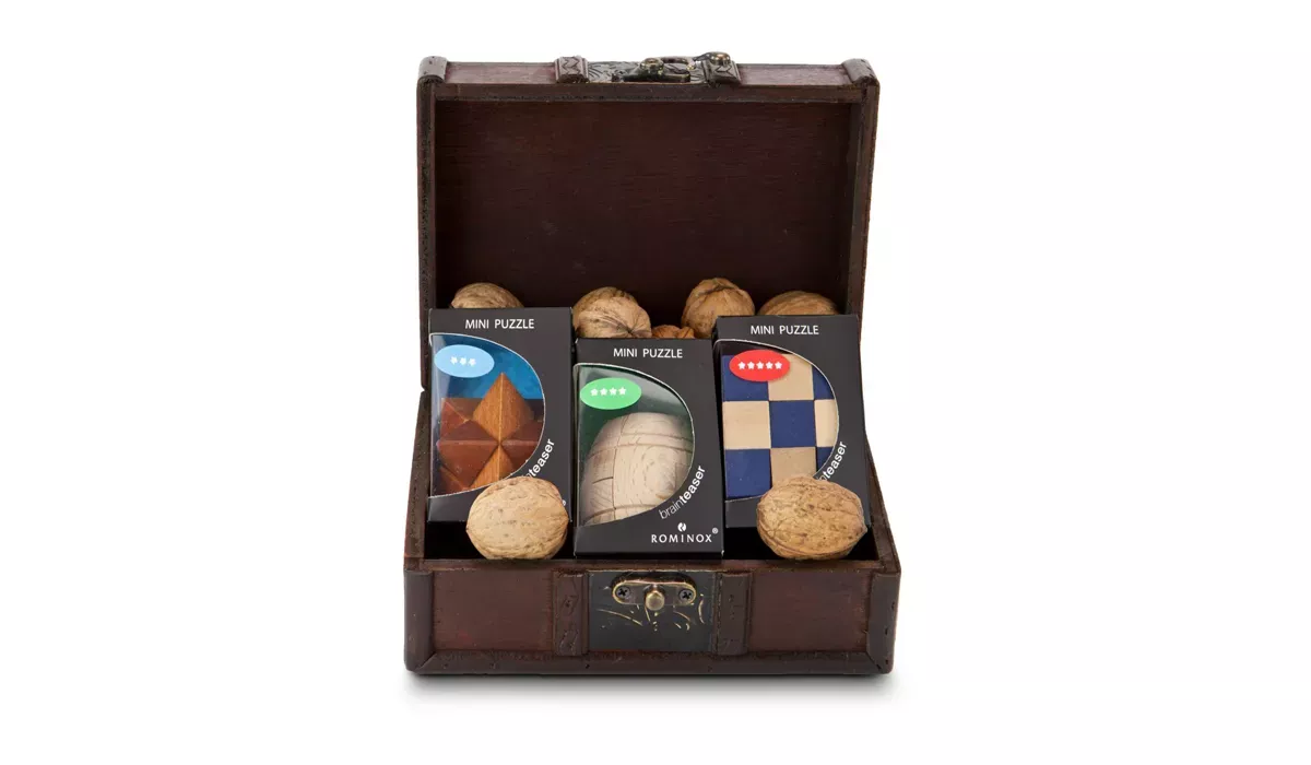 Geschenkset / Präsenteset: Knobel-Schatz