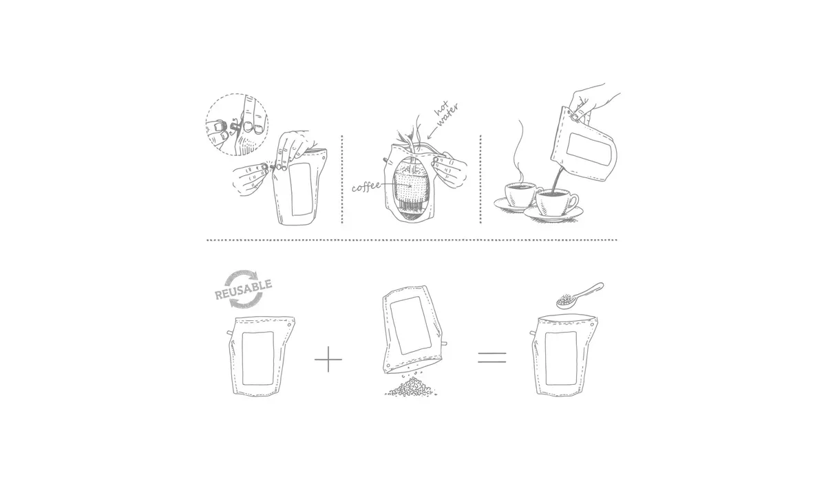 Geschenkartikel: Home-Office Kaffee Brühbeutel Honduras