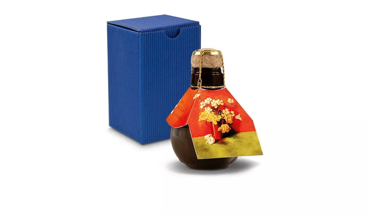 Small sparkling wine Flowers - gift box, 125 ml