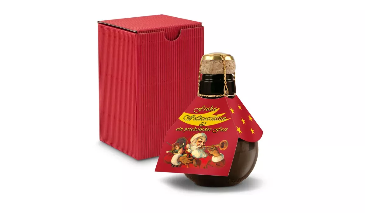 Small sparkling wine Weihnachtsgruß - gift box, 125 ml