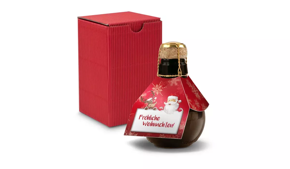 Small sparkling wine Fröhliche Weihnachten - gift box, 125 ml