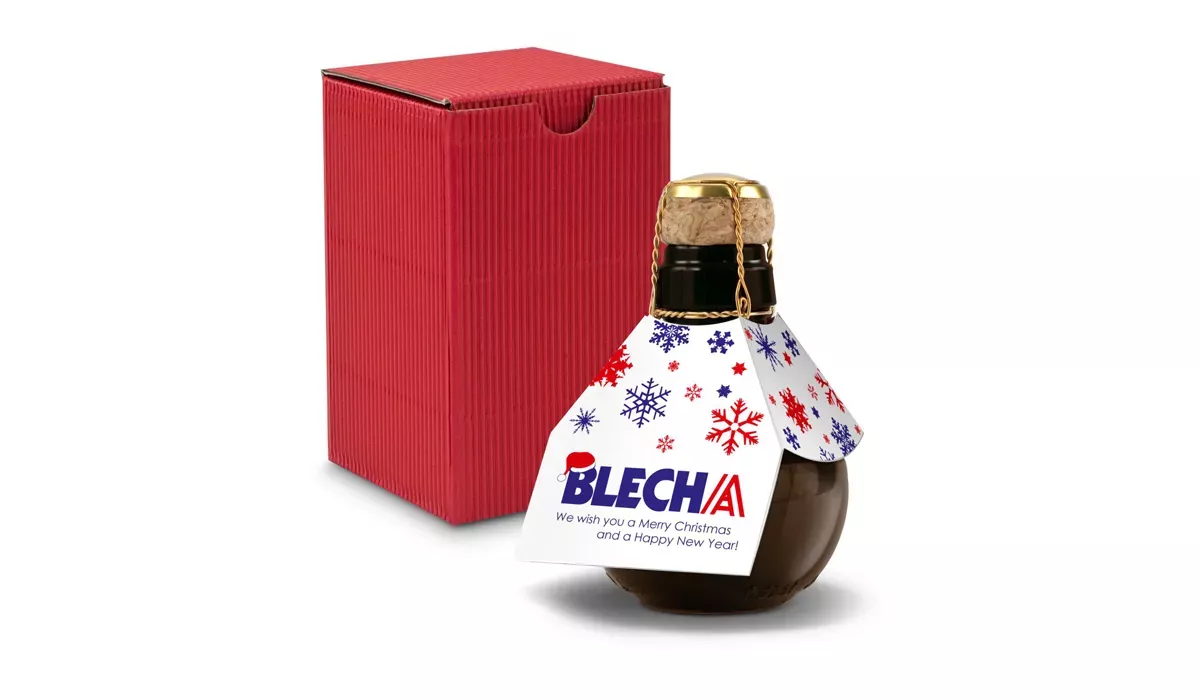 Origineller Sekt Eigendesign - Geschenkkarton, 125 ml