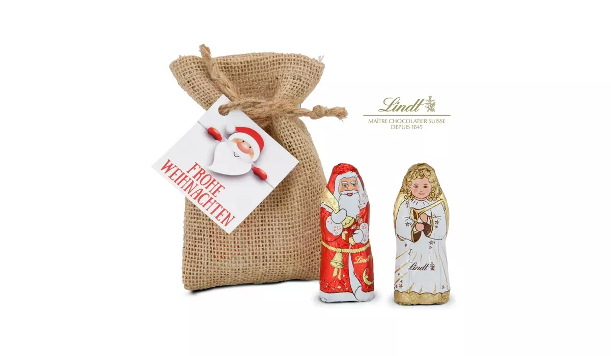 Gift box/Present set: Angel and Santa