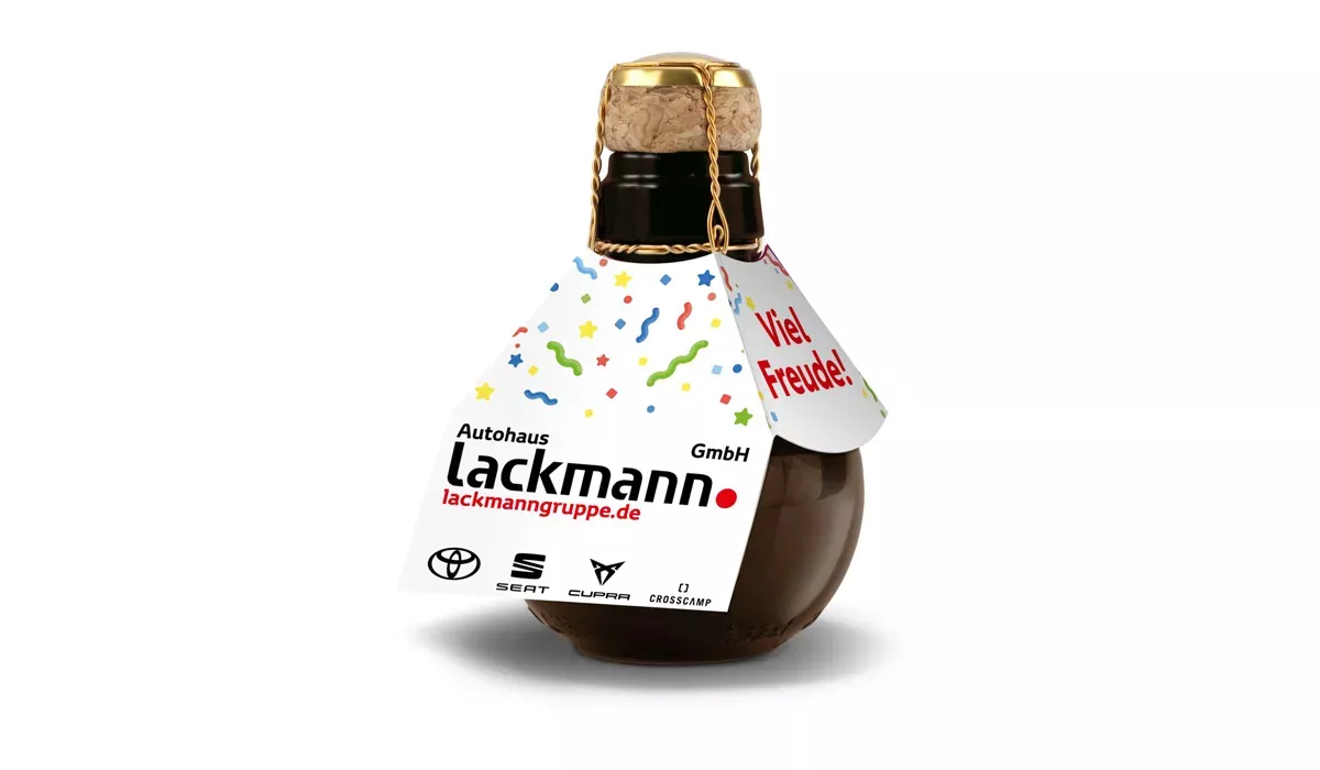 Small sparkling wine Vielen Dank - gift box red, 125 ml