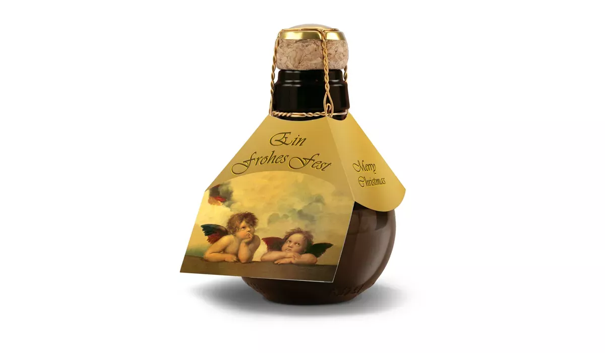Gift product/gift article: Smallest bottle of sparkling wine: Christmas Raphael