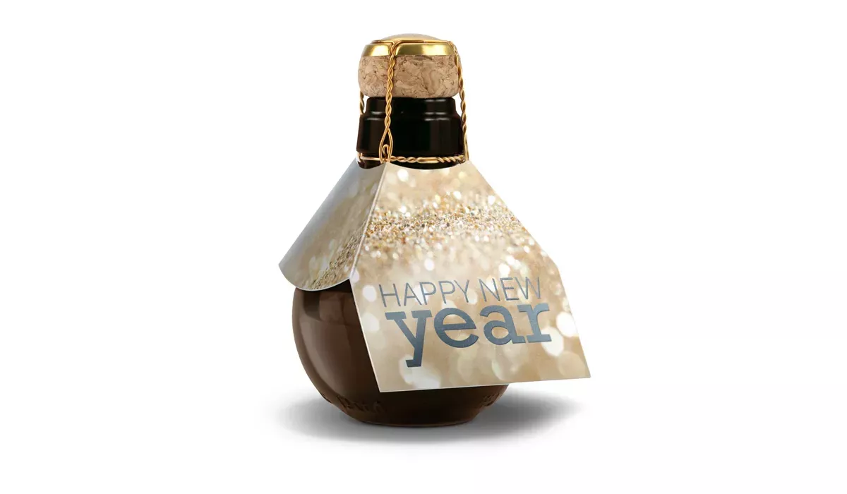 Kleinste Sektflasche der Welt Happy New Year, 125 ml