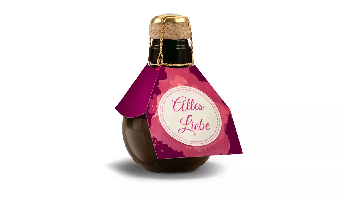 Small sparkling wine Alles Liebe, 125 ml