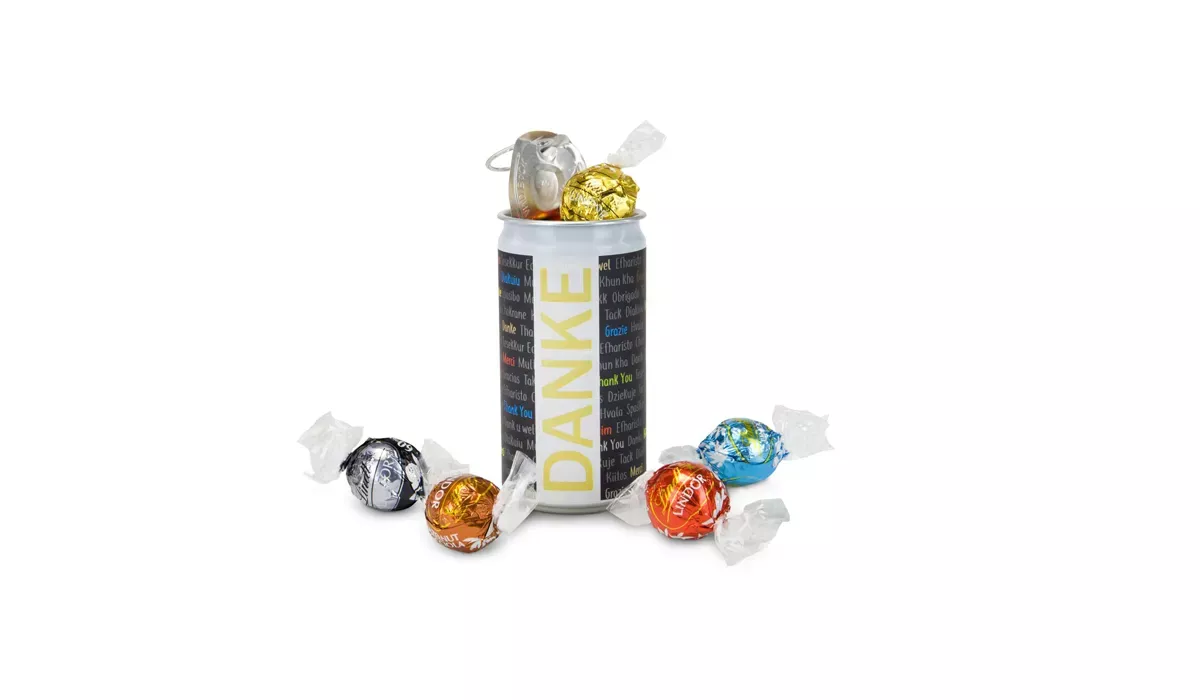 Geschenkartikel/Präsentartikel: Lindt-Geheimnis Danke