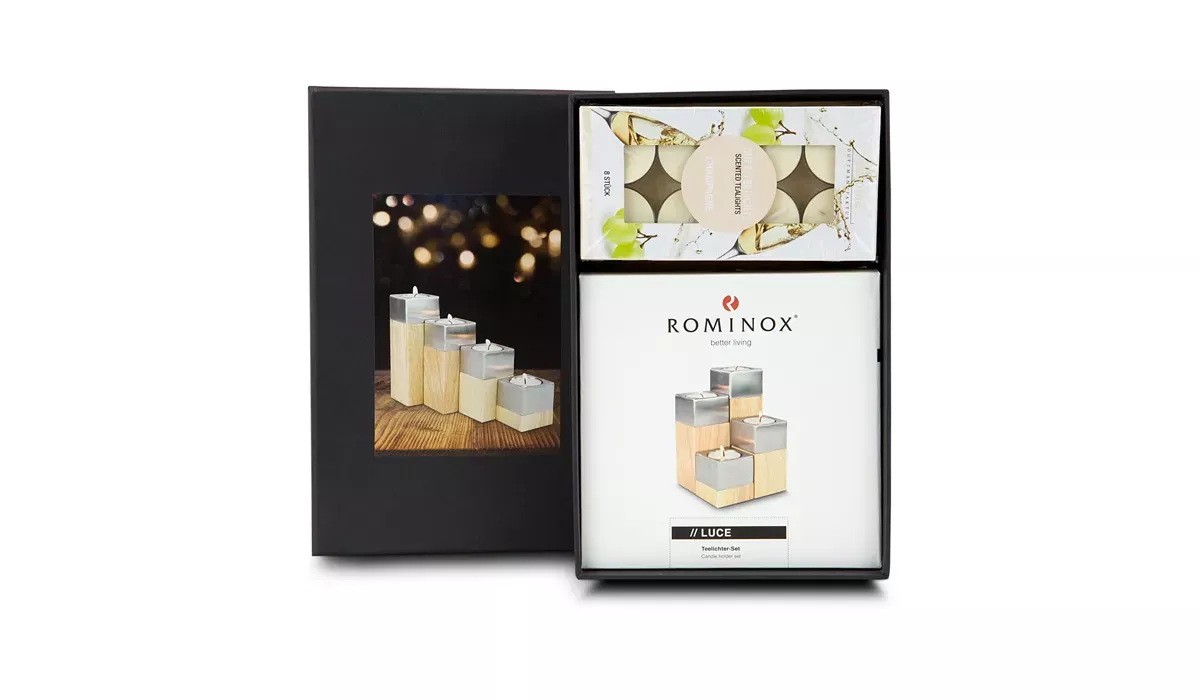 Geschenkset / Präsenteset: Kerzen-Quartett
