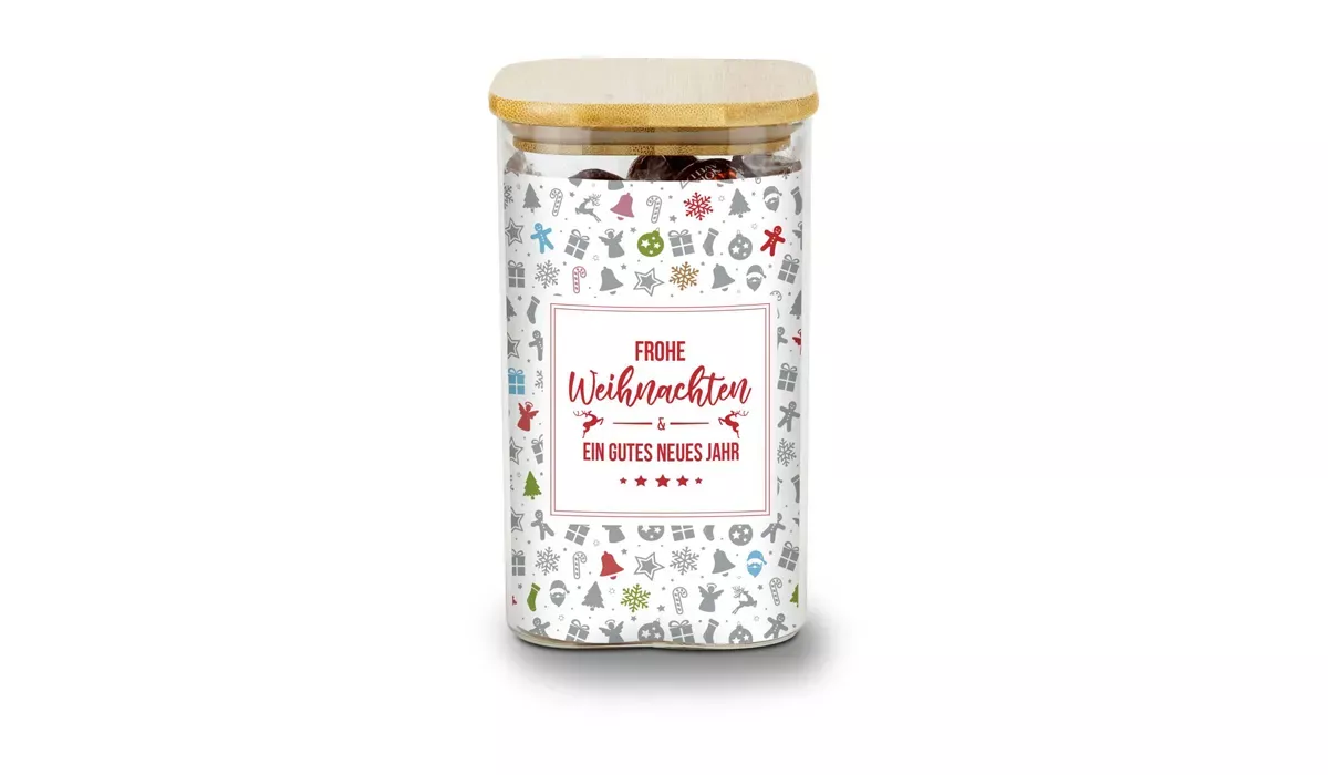 Lindor Team-Glas Frohe Weihnachten