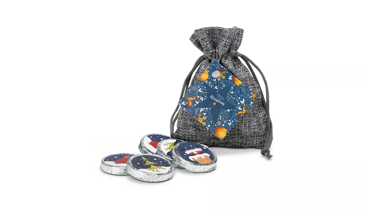 Weihnachts-Schokotaler