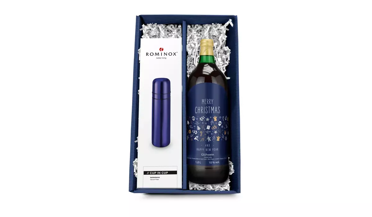 Gift box/Present set: Blue mulled wine scent