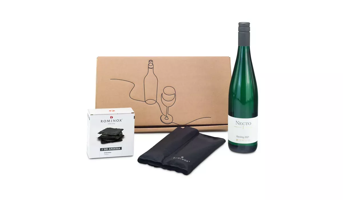 Geschenkset / Präsenteset: Wein-Kühlung