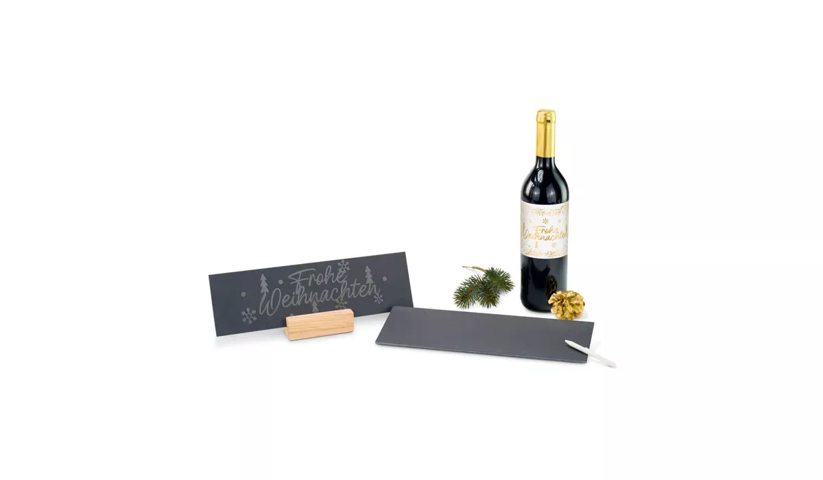Geschenkset / Präsenteset: Schiefer & Wein