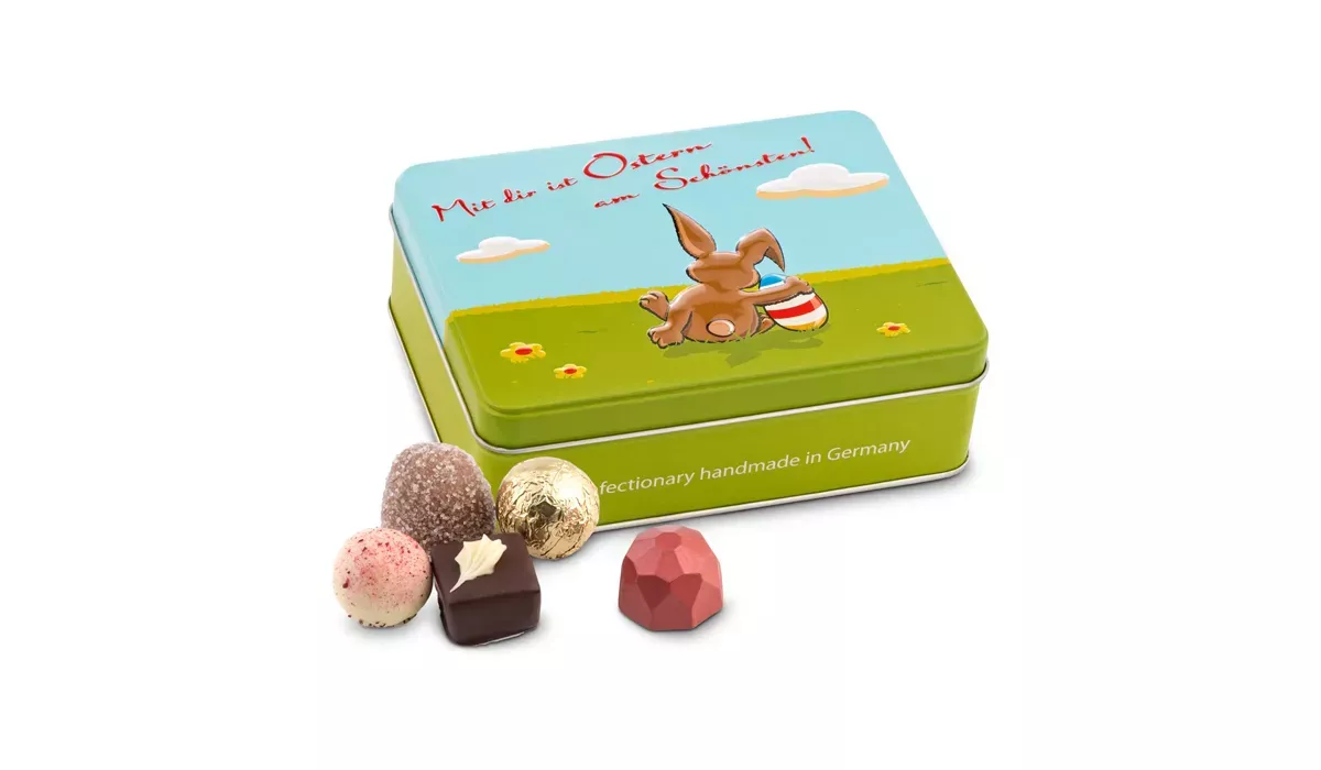 Gift product / gift article: Frohe Ostern - Pralinen 125 g