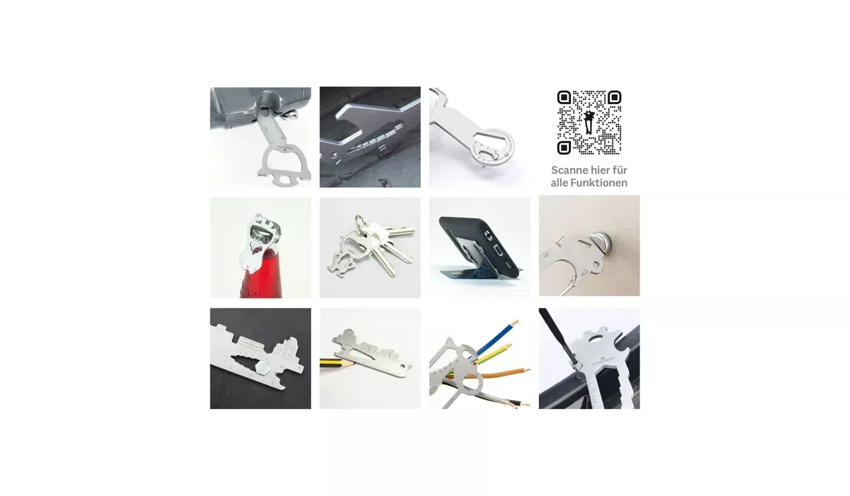 ROMINOX® Key Tool Snake (18 Funktionen) Frohe Ostern Hase