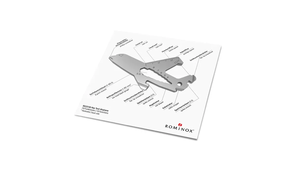 ROMINOX® Key Tool Airplane (18 functions) Frohe Ostern