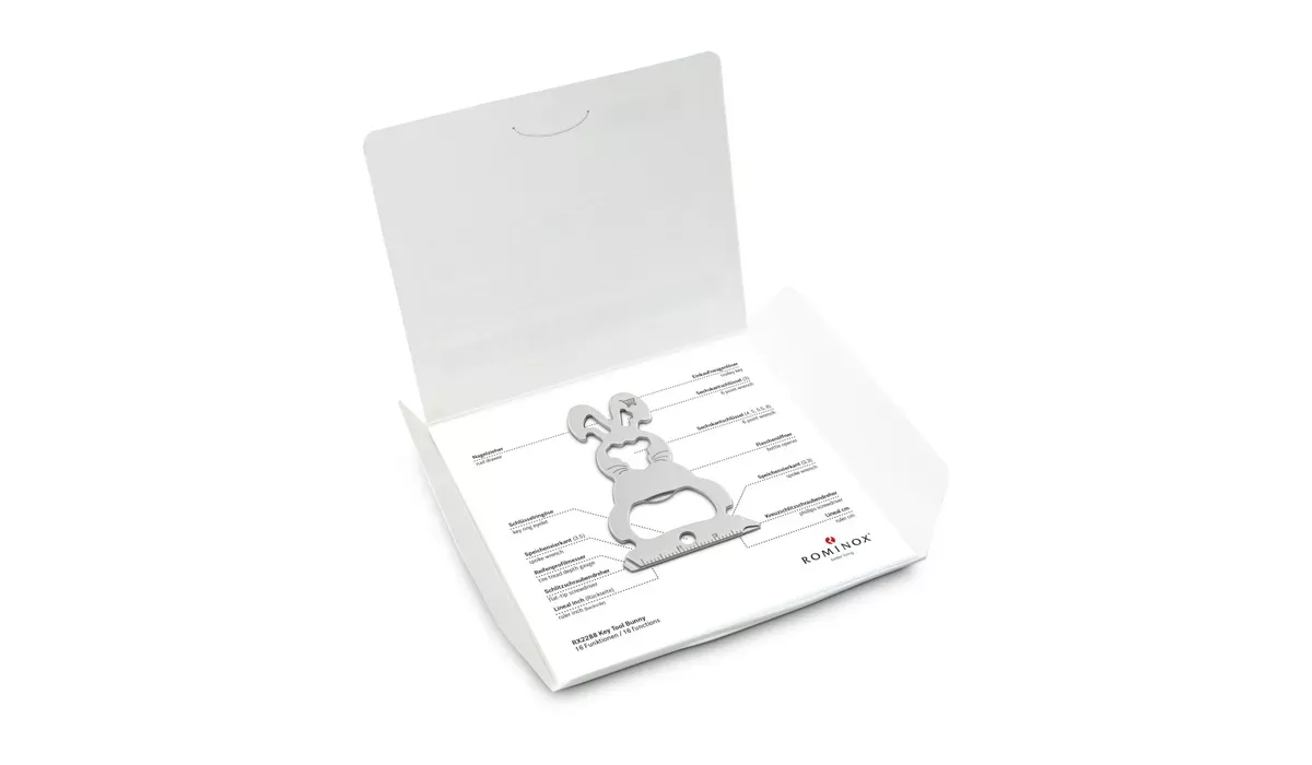 ROMINOX® Key Tool Bunny (16 functions) Frohe Ostern