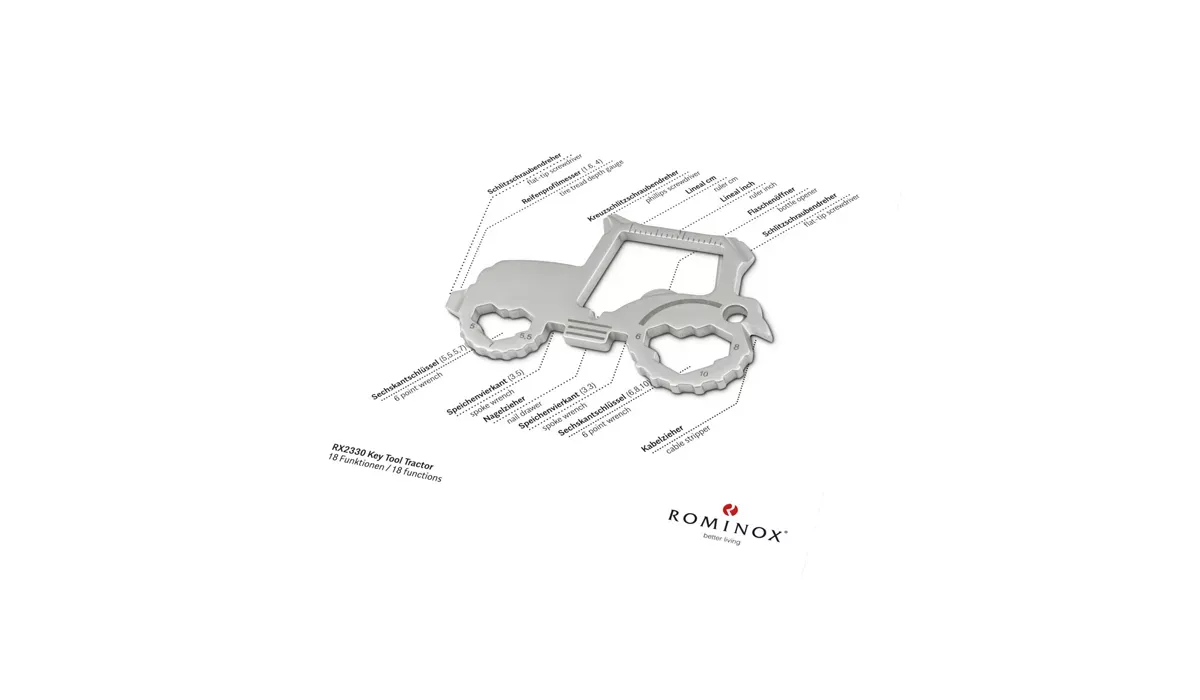 ROMINOX® Key Tool Tractor (18 Funktionen) Frohe Ostern