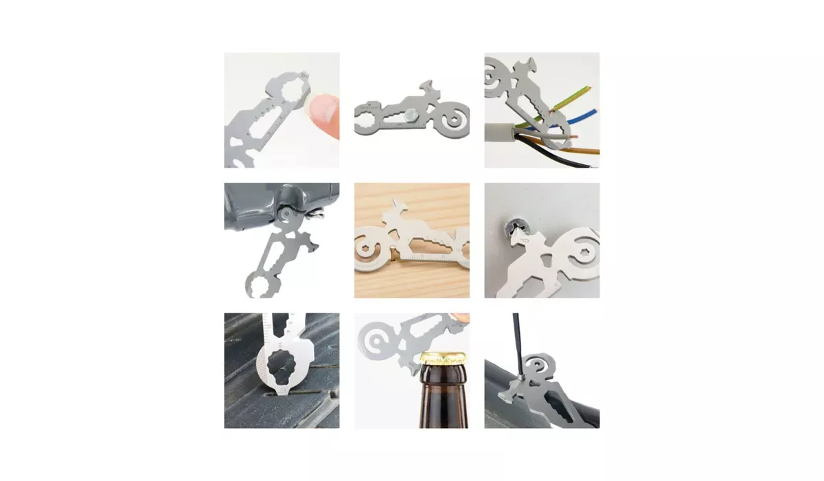 ROMINOX® Key Tool Motorbike (21 Funktionen) Happy Father's Day