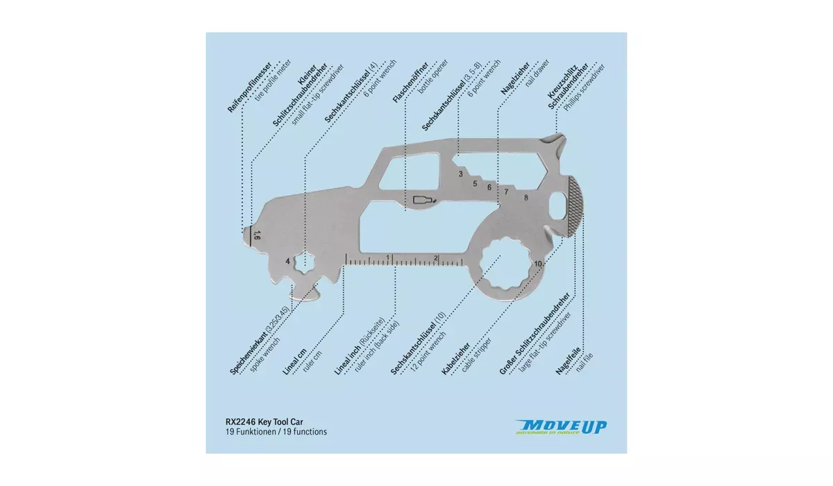 ROMINOX® Key Tool SUV (19 functions) Merry Christmas