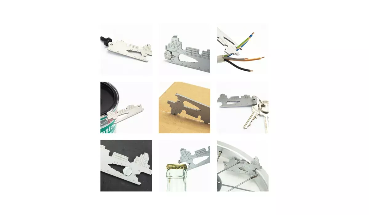 ROMINOX® Key Tool Cargo Ship (19 functions) Merry Christmas