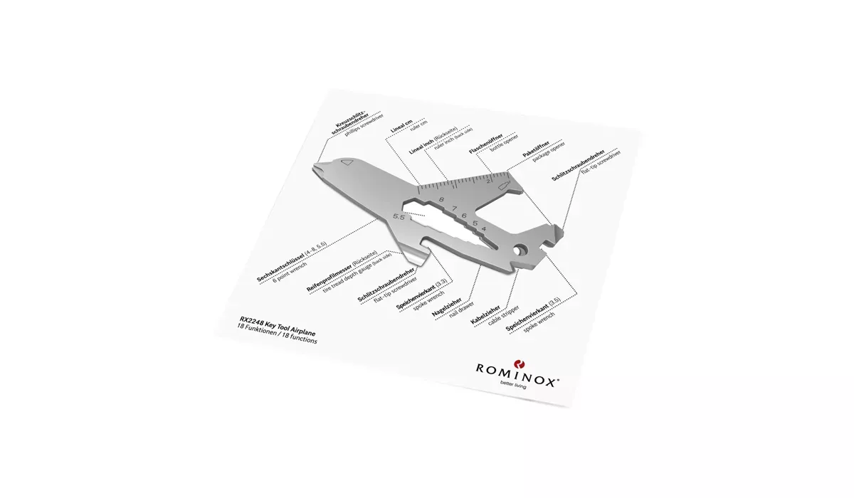 ROMINOX® Key Tool Airplane (19 Funktionen) Frohe Weihnachten