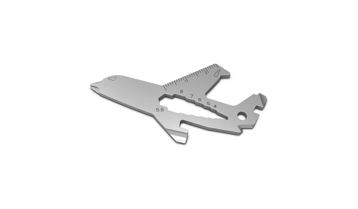 ROMINOX® Key Tool Airplane (19 Funktionen) Frohe Weihnachten