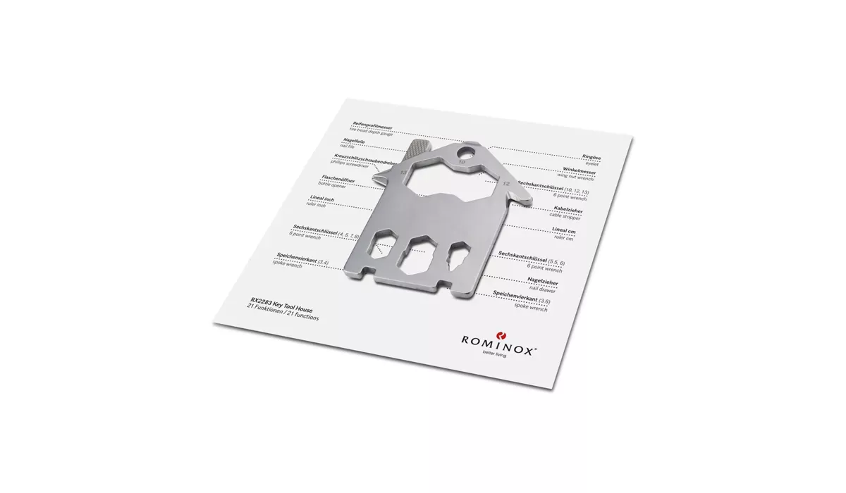 ROMINOX® Key Tool House (21 Funktionen) Frohe Weihnachten