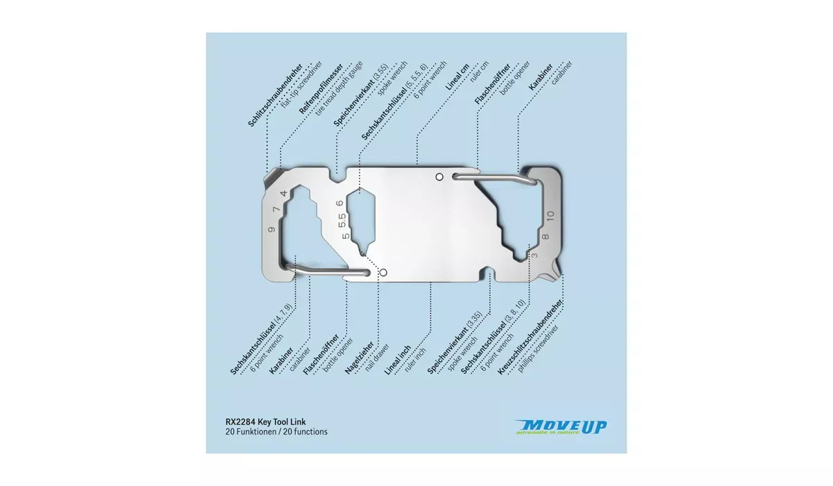 ROMINOX® Key Tool Link (20 functions) Merry Christmas