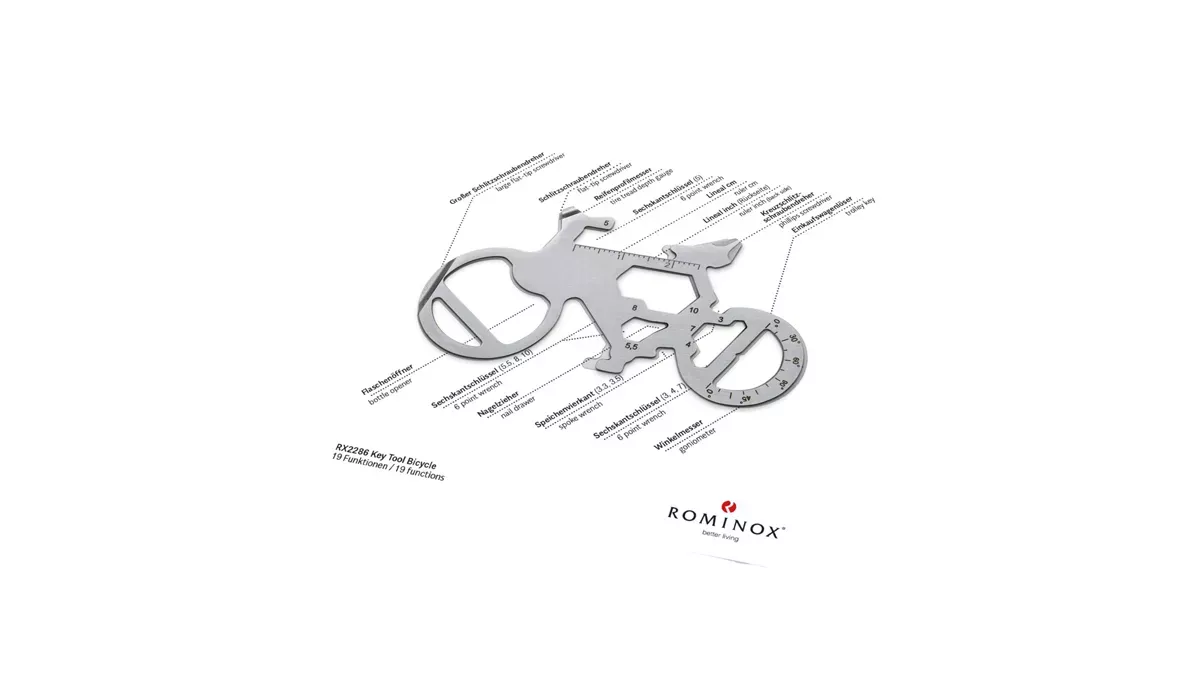 ROMINOX® Key Tool Bicycle (19 Funktionen) Happy Father's Day
