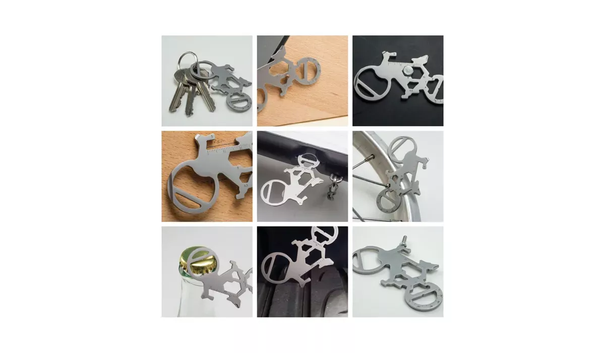 ROMINOX® Key Tool Bicycle (19 Funktionen) Happy Father's Day