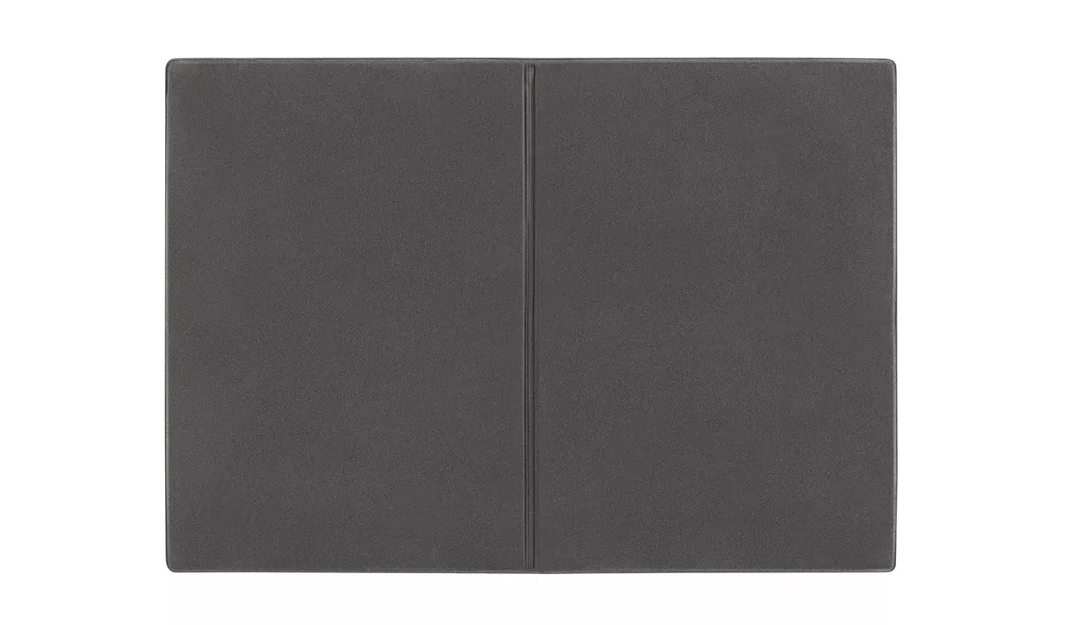 Ausweistasche 4-fach Velours grau