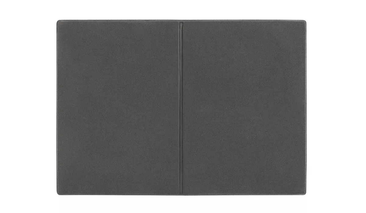 Ausweistasche 5-fach Velours grau