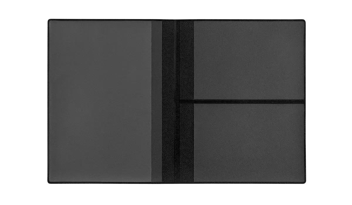 Ausweistasche Euro Velours schwarz