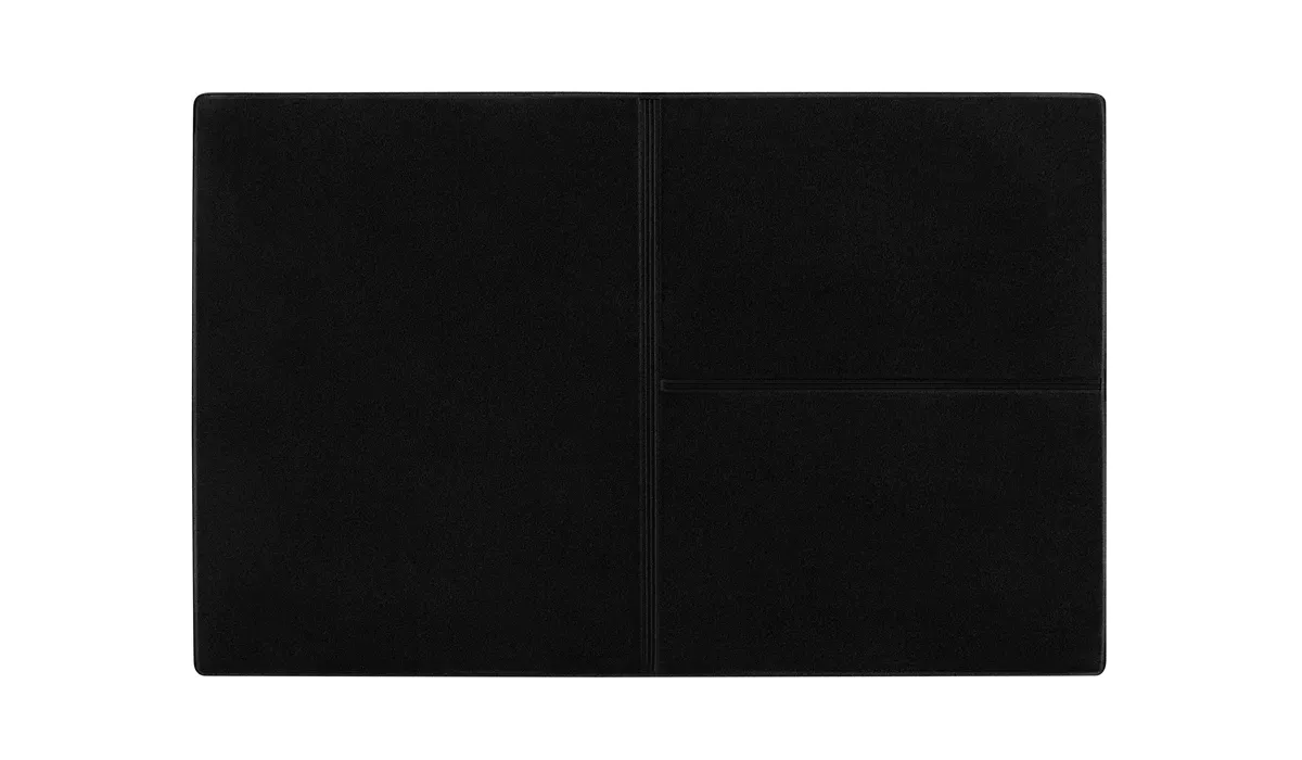 Ausweistasche Euro Velours schwarz